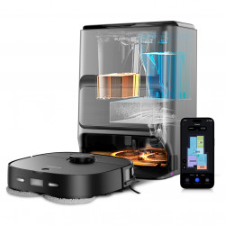 Eureka J12 Robot Vacuum Cleaner, 5000Pa, 3L, 300m², Up to 150 min runtime, LiDAR, DuoDetect AI 3D, Voice Control, HEPA 11, Black