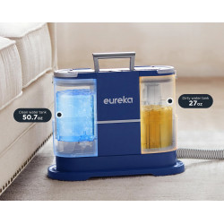 Aspirator pentru pete Eureka NEY100, 400W, 12.5 kPa, Curatare uscata si umeda, Capacitate apa curata si murdara 1.5l/0.8l, Albastru