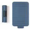 Trebonn 1021111 Cutting Board, Foldable, 39 x 24 cm, Non-slip, Magnetic Closure, Blue-Gray