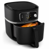 Philips Combi XXL Connected HD9880/90 Hot Air Fryer, 2200 W, 8.3 L, 40–200°C, 2 kg, 22 programs, TFT display, Wi-Fi, Black