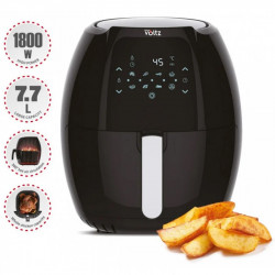 Resigilat: Friteuza cu aer cald Oliver Voltz OV51980F, 1800W, 7.7 L, 8 programe, Timer, Negru