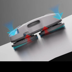 HUTT C7 Window Cleaning Robot, 90W, 80 ml, 5500Pa, AI Sensors, Built-in 650 mAh UPS, Smart Algorithm, White