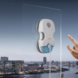 HUTT C7 Window Cleaning Robot, 90W, 80 ml, 5500Pa, AI Sensors, Built-in 650 mAh UPS, Smart Algorithm, White