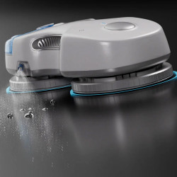 HUTT C7 Window Cleaning Robot, 90W, 80 ml, 5500Pa, AI Sensors, Built-in 650 mAh UPS, Smart Algorithm, White