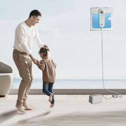 HUTT E+ Portable Battery for Window Robots, 5000 mAh, 25W Charging, Up to 90 Minutes of Run Time, White