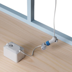 HUTT E+ Portable Battery for Window Robots, 5000 mAh, 25W Charging, Up to 90 Minutes of Run Time, White