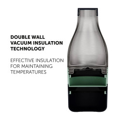 Sticla termica cu cutii integrate pentru alimente Trebonn Food&Hydrate 3 1622109, 170/320/450ml, Otel inoxidabil, Inox/Multicolor