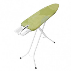 Τραπέζι σιδερώματος Brabantia A 1005614, 110x30 cm, 7 θέσεις ρύθμισης, Σιδεροθήκη, Πράσινο