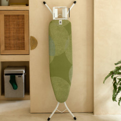 Τραπέζι σιδερώματος Brabantia A 1005614, 110x30 cm, 7 θέσεις ρύθμισης, Σιδεροθήκη, Πράσινο