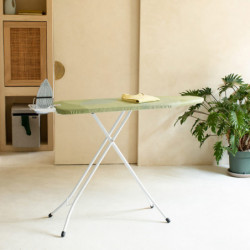 Masa de calcat Brabantia A 1005614, 110x30 cm, 7 pozitii de reglare, Suport pentru fierul de calcat, Verde