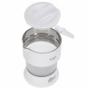 Adler AD 1377 Travel Electric Kettle, 600W, 0.6 L, Foldable Silicone Housing, Overheat Protection, Indicator Light, White