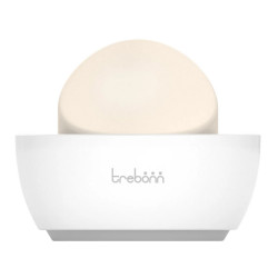 Сапунерка Trebonn 3025130, 4х9х9 см, Отвор за оттичане, Неплъзгаща се, Бял/сив