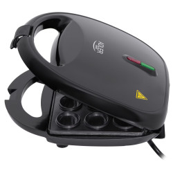 Уред за печене на сладки Adler AD 3071, 1200W, 12 форми, Незалепваща плоча, Светлинен индикатор,