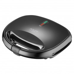 Уред за печене на сладки Adler AD 3071, 1200W, 12 форми, Незалепваща плоча, Светлинен индикатор,