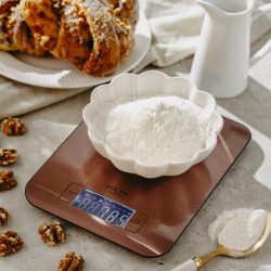 Adler AD 3183 Kitchen Scale, Up to 5 kg, TARE, Digital Display, Copper