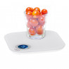 Adler AD 3180 Kitchen Scale, Up to 10 kg, Liquid Measurement, TARE, LCD Display, 2 x AAA, White