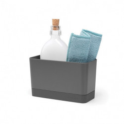 Brabantia SinkSide 1000209 Sink Organizer, Non-Slip, Silicone, Dark Gray