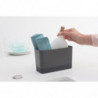 Organizator pentru chiuveta Brabantia SinkSide 1000209, Antiderapant, Silicon, Gri inchis