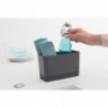Brabantia SinkSide 1000209 Sink Organizer, Non-Slip, Silicone, Dark Gray