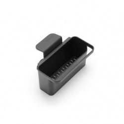 Οργανωτής νεροχύτη Brabantia SinkSide 1003310, Στερέωση στον τοίχο του νεροχύτη, Διάτρητος πυθμένας, Σκούρο γκρι