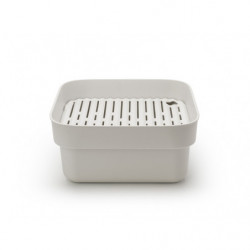 Купа за миене и отцеждане Brabantia, Light Grey