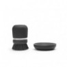 Brabantia Sinkside 1003317 Liquid Soap Dispenser with Dish Brush, 100 ml, Polyester Bristles, Stand, Dark Gray