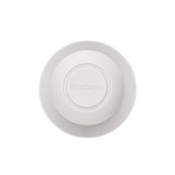 Brabantia Sinkside 1003318 Liquid Soap Dispenser with Dish Brush, 100 ml, Polyester Bristles, Stand, Light Gray