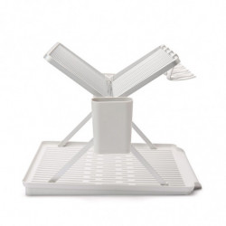 Uscator de vase pliabil Brabantia SinkSide 1004152, Suport pentru ustensile, Rezistent la coroziune, Gri deschis