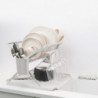 Brabantia SinkSide 1004152 Foldable Dish Rack, Utensil Holder, Rust-Resistant, Light Gray