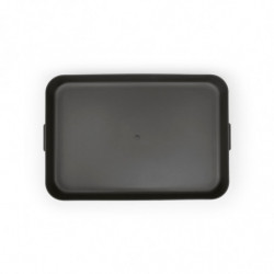 Brabantia Make&Take Lunch Box 1006284, 1.1 L, Holds up to 2 sandwiches, BPA-free, Flat, Dark gray