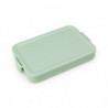 Brabantia Make&Take Lunch Box 1006285, 1.1 L, Holds up to 2 sandwiches, BPA-free, Flat, Green