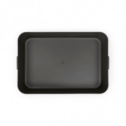 Brabantia Make&Take Food Container 1006287, 2 L, Airtight Seal, BPA-Free, Dark Gray