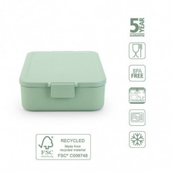 Cutie pentru alimente Brabantia Make&Take 1006288, 2 L, Inchidere etansa, Fara BPA, Verde