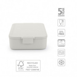 Кутия за обяд Brabantia Make&Take 2L, Light Grey