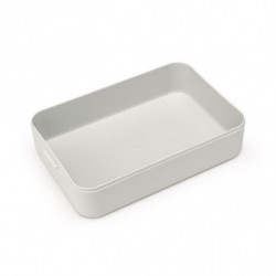 Κουτί τροφίμων Brabantia Make&Take 1006289, 2 l, Στεγανό κλείσιμο, χωρίς BPA, Ανοιχτό γκρι