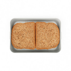 Brabantia Make&Take Food Container 1006289, 2 L, Airtight Seal, BPA-Free, Light Gray