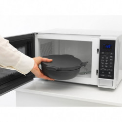 Brabantia Make&Take Salad Bowl 1006302, 1.3 L, Airtight Seal, BPA-Free, Dark Gray