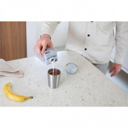 Θερμοκύπελλο Brabantia Make&Take 1008492, 200 ml, χωρίς διαρροή, χωρίς BPA, Ανοιχτό γκρι