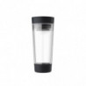 Termo pahar Brabantia Make&Take 1008493, 360 ml, Fara BPA, Gri inchis