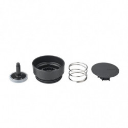 Termo pahar Brabantia Make&Take 1008493, 360 ml, Fara BPA, Gri inchis