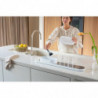 Brabantia SinkStyle 1008499 Sink Set, 2 pieces, Mineralized finish, Corrosion-resistant, White