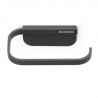 Brabantia MindSet Toilet Paper Holder 1005665, Mineral Finish, Concealed Mounting Brackets, Dark Gray