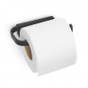 Brabantia MindSet Toilet Paper Holder 1005665, Mineral Finish, Concealed Mounting Brackets, Dark Gray