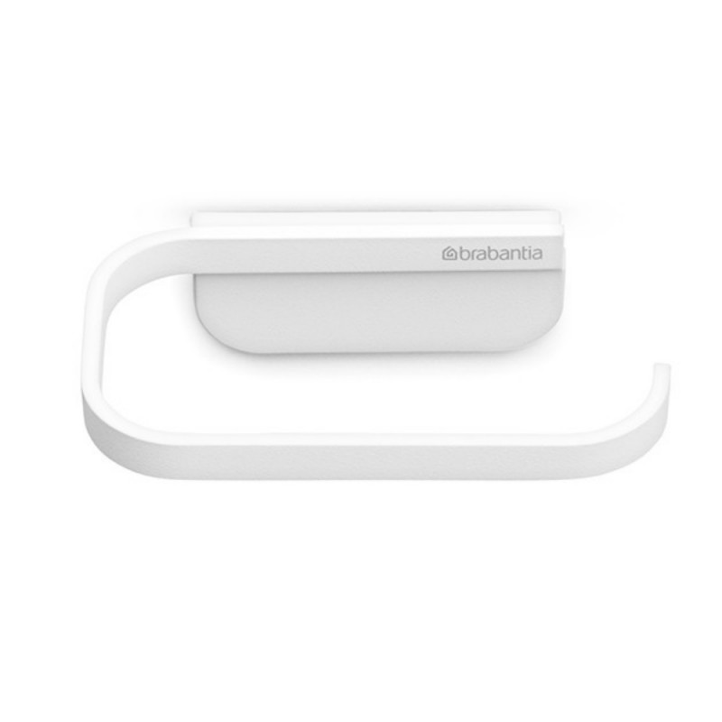 Brabantia MindSet Toilet Paper Holder 1005666, Mineral Finish, Concealed Mounting Hardware, White