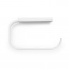 Brabantia MindSet Toilet Paper Holder 1005666, Mineral Finish, Concealed Mounting Hardware, White