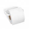 Brabantia MindSet Toilet Paper Holder 1005666, Mineral Finish, Concealed Mounting Hardware, White