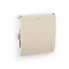 Suport hartie igienica Brabantia ReNew 1006265, Rezistent la coroziune, Bej