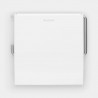 Suport hartie igienica Brabantia ReNew 107893, Rezistent la coroziune, Alb