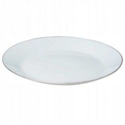 Σερβίτσιο Kinghoff KH 1877, 18 τεμάχια, Για 6 άτομα, Opal, Πλυντήριο πιάτων, Λευκό/Ασημί