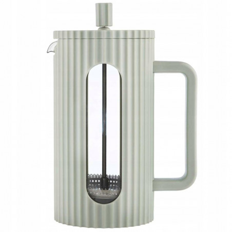Klausberg KB 7755 French Press for Coffee/Tea, 1 L, Heat-Resistant Body, Glass, Mint